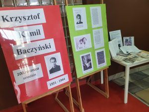 Baczynski wystawa 300x225 - 100. rocznica urodzin Krzysztofa Kamila Baczyńskiego